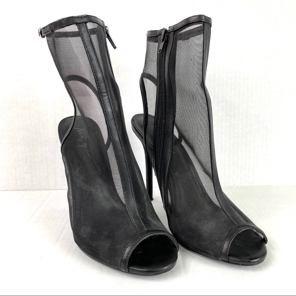 Nasty Gal mesh open toed heel